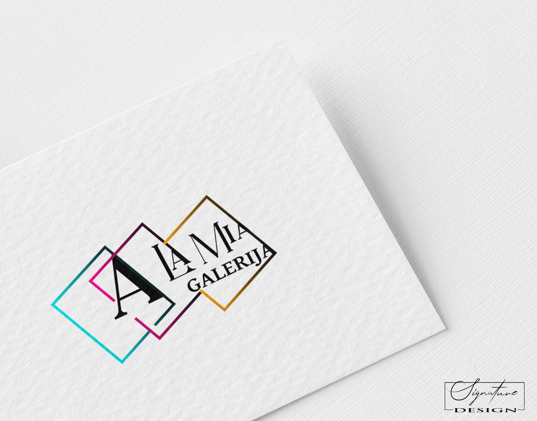 A laMia galerija logotip Signature Solutions Design