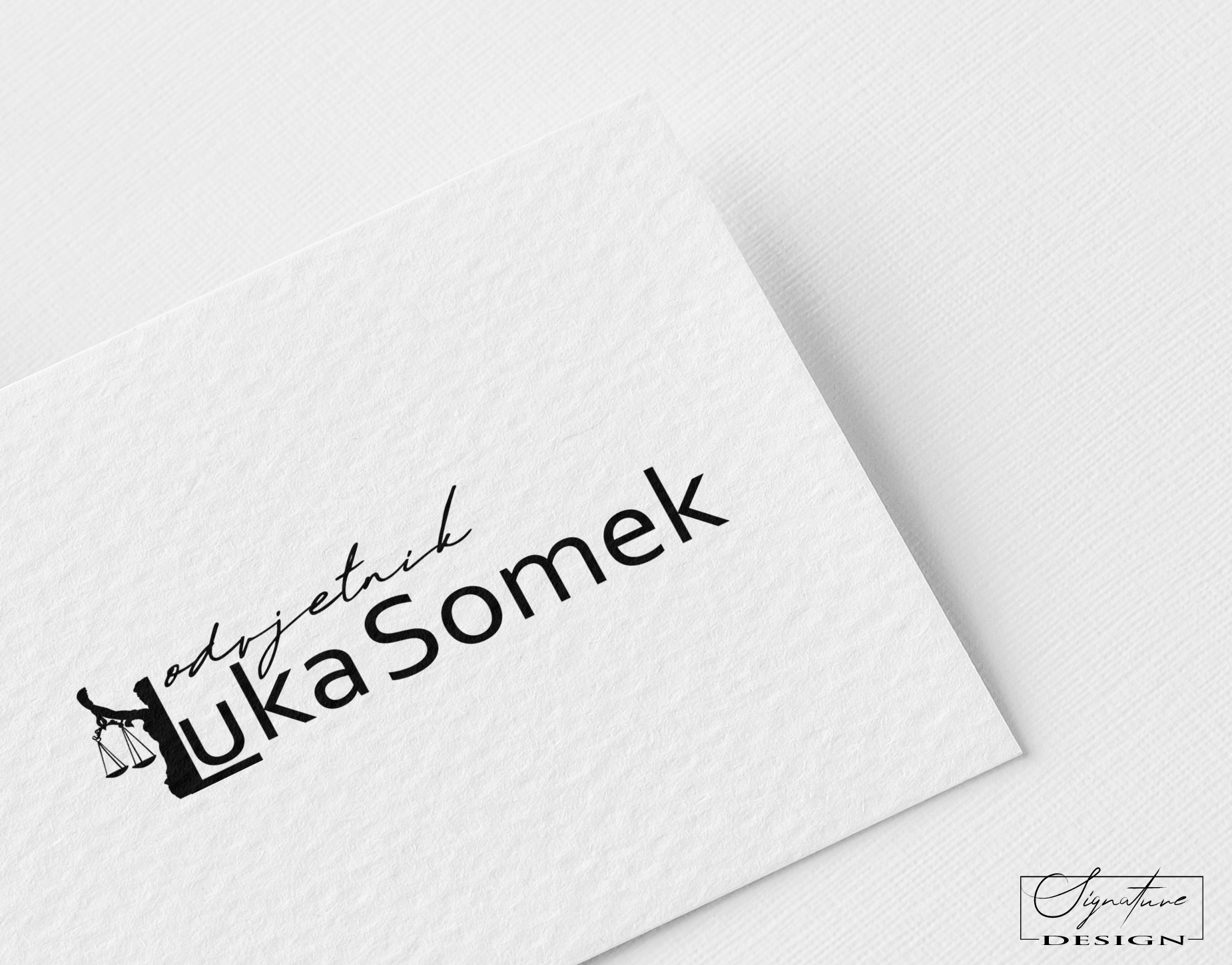 odvjetnik Somek logotip Signature Solutions Design