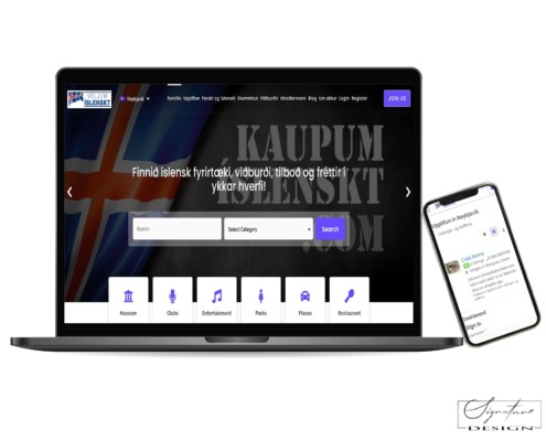 Kupujmo Islandsko web dizajn Signature Solutions Dizajn